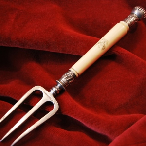 Mappin Brothers Ivory Handled Pickle Fork